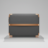 Funda para portátil con detalles en cobre